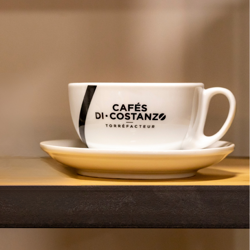 6 tasses en porcelaine (250ml)