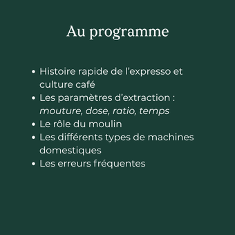 Réussir son expresso à la maison