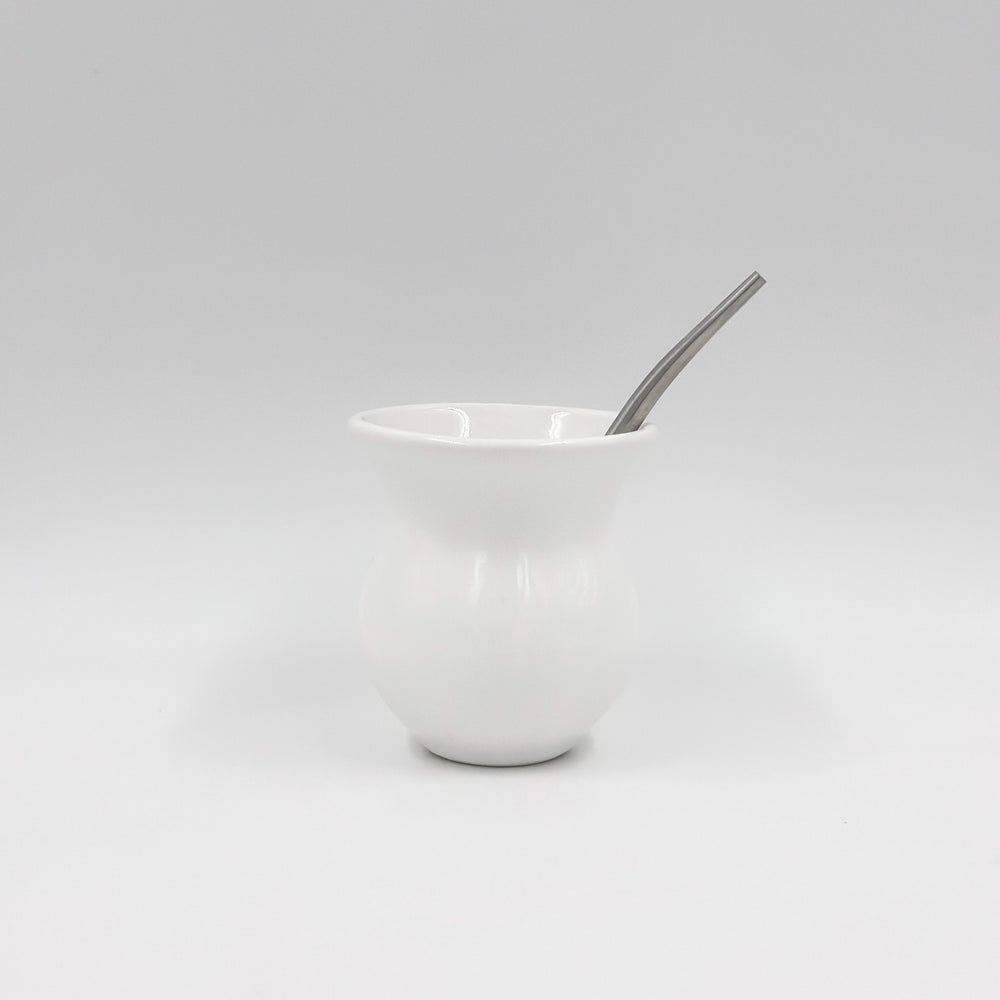 Calebasse Céramique et Bombilla Maté