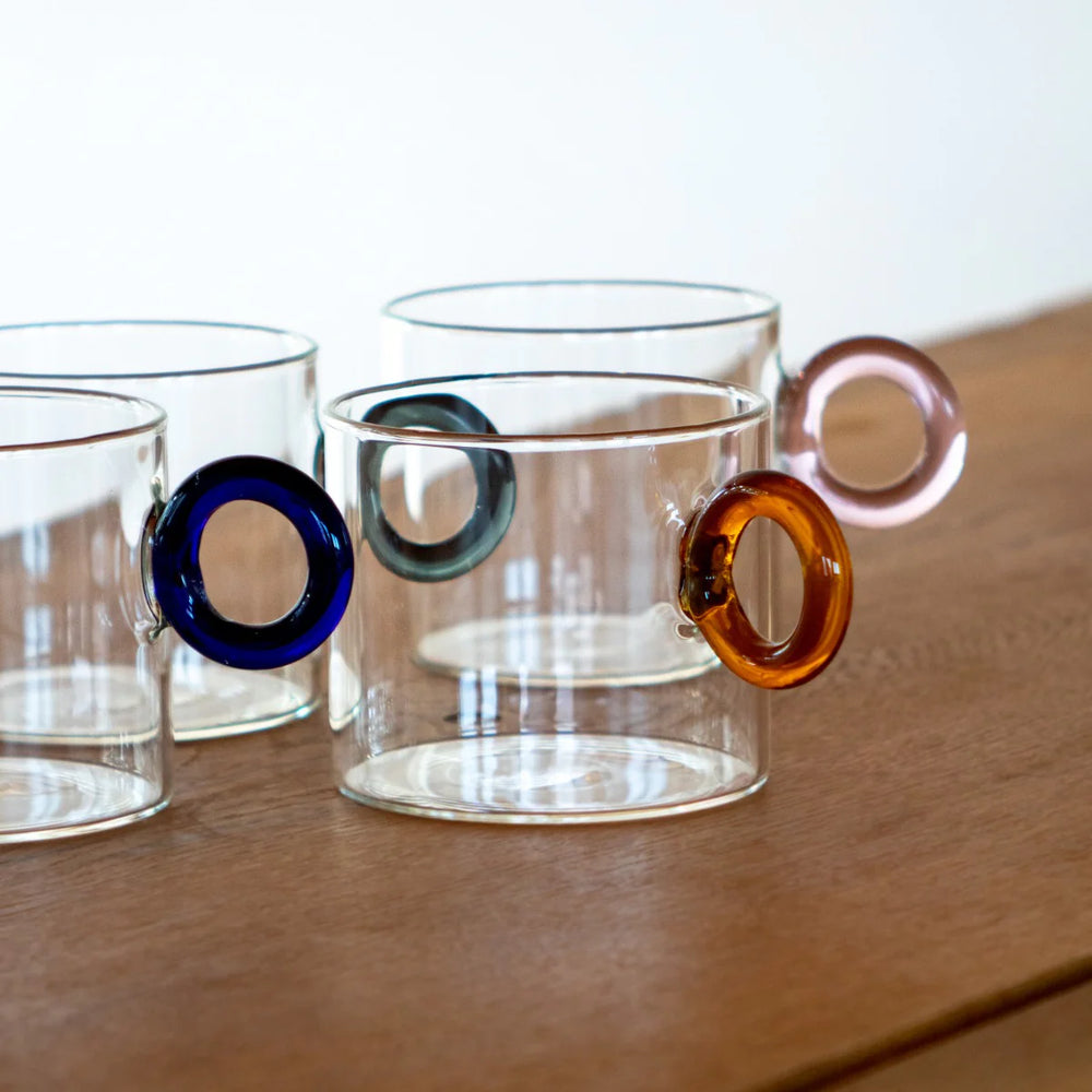 Set de 4 tasses en verre