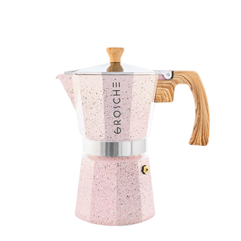 Cafetière italienne 6 tasses Milano Stone Rose Blush