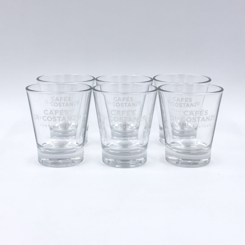 Verres expresso x6