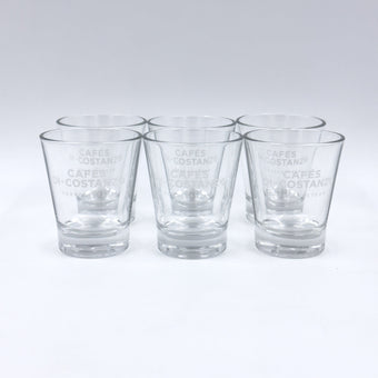 Verres expresso x6