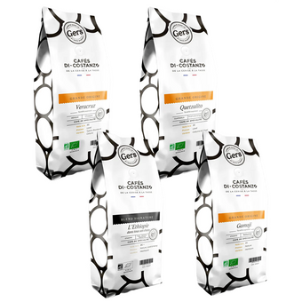 Assortiment cafés bio